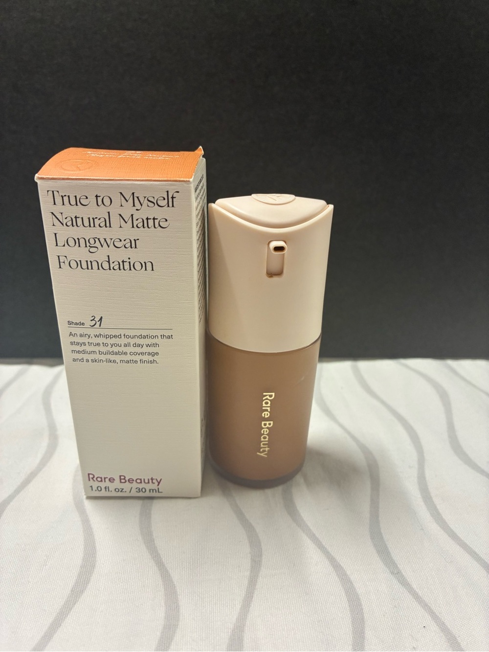 PreOwned Rare Beauty True To Myself Matte Foundation- 31 Medium Deep Neutral